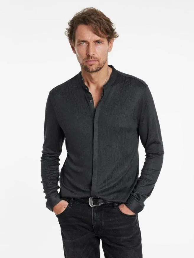Men John Varvatos Shirts Otavio Shirt Black