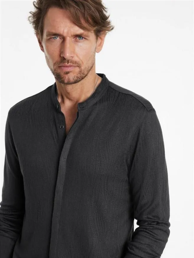 Men John Varvatos Shirts Otavio Shirt Black