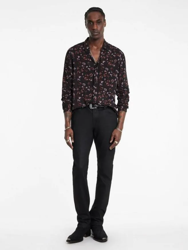 Men John Varvatos Shirts Rodney Shirt Carbon