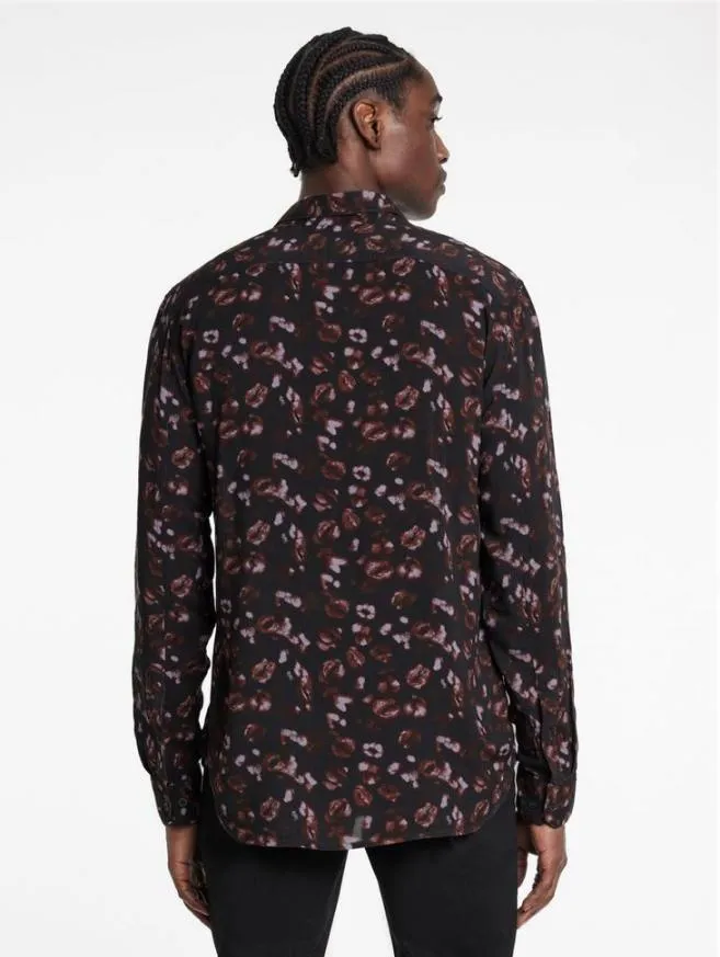 Men John Varvatos Shirts Rodney Shirt Carbon