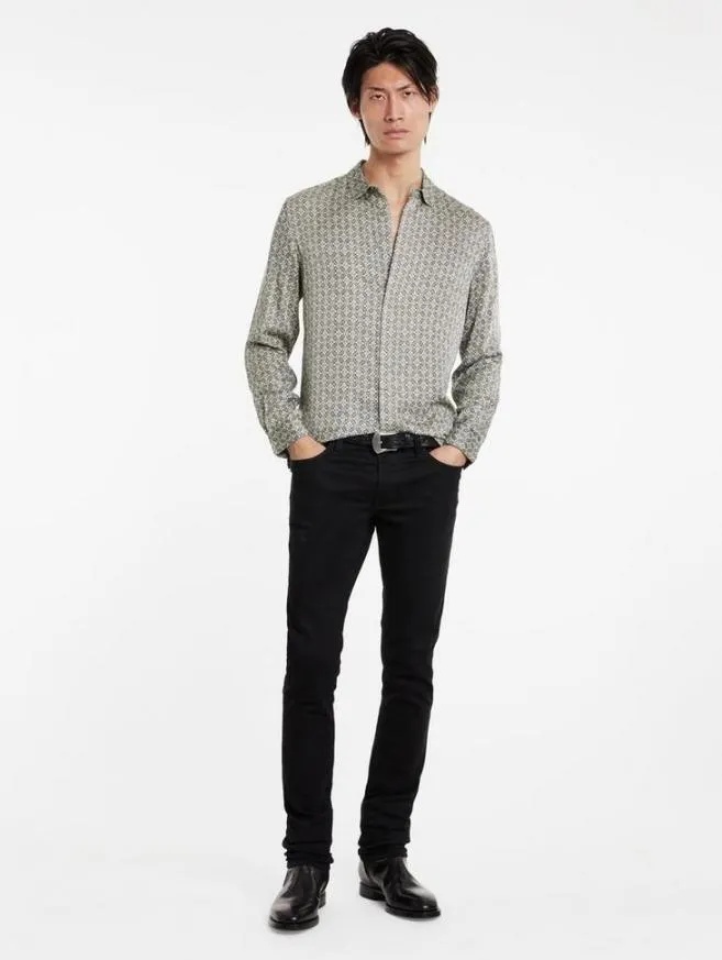 Men John Varvatos Shirts Rodney Shirt Greytan