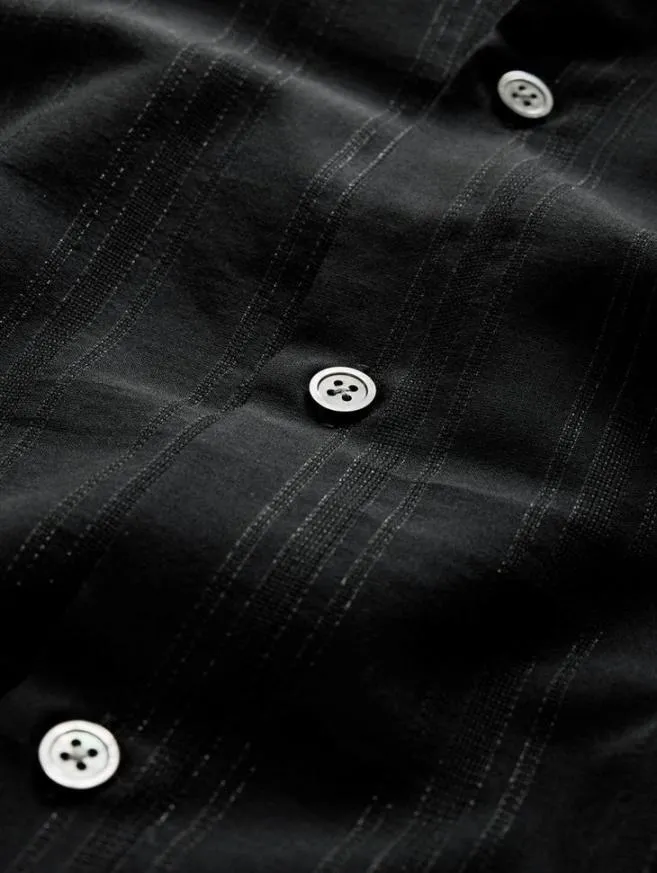 Men John Varvatos Shirts Stella Dress Shirt Black