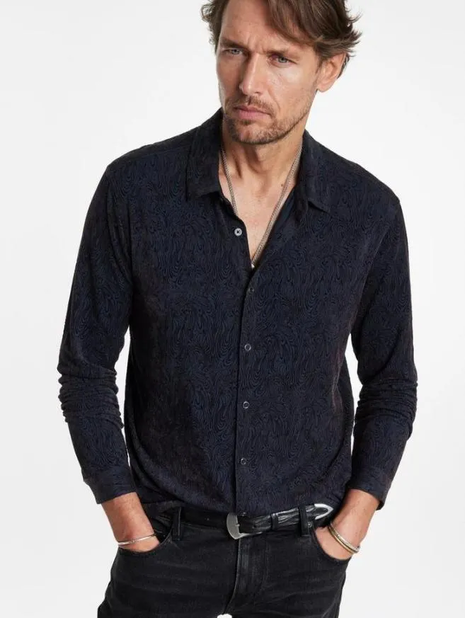 Men John Varvatos Shirts Veneto Shirt Black