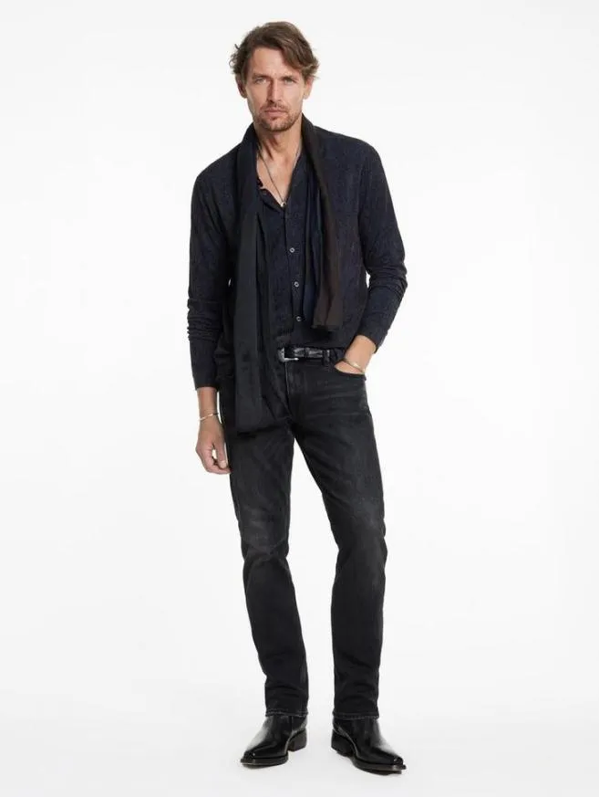 Men John Varvatos Shirts Veneto Shirt Black