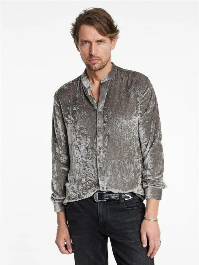 Men John Varvatos Shirts Vigo Shirt Smoked Pearl Grey