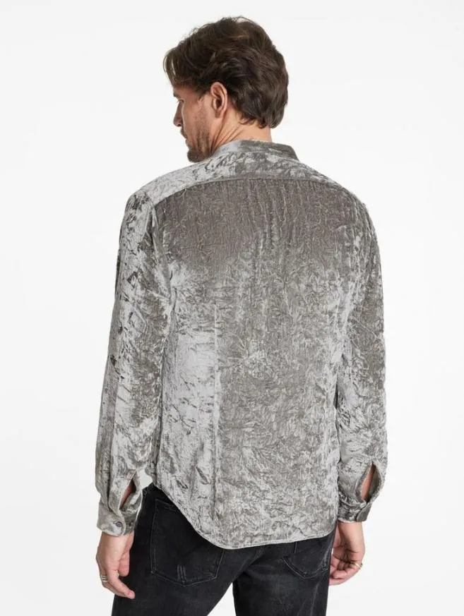 Men John Varvatos Shirts Vigo Shirt Smoked Pearl Grey