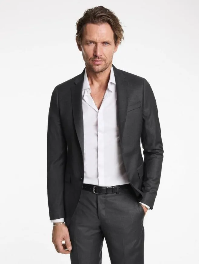 Men John Varvatos Suit Jackets Austin Jacket Carbon Grey