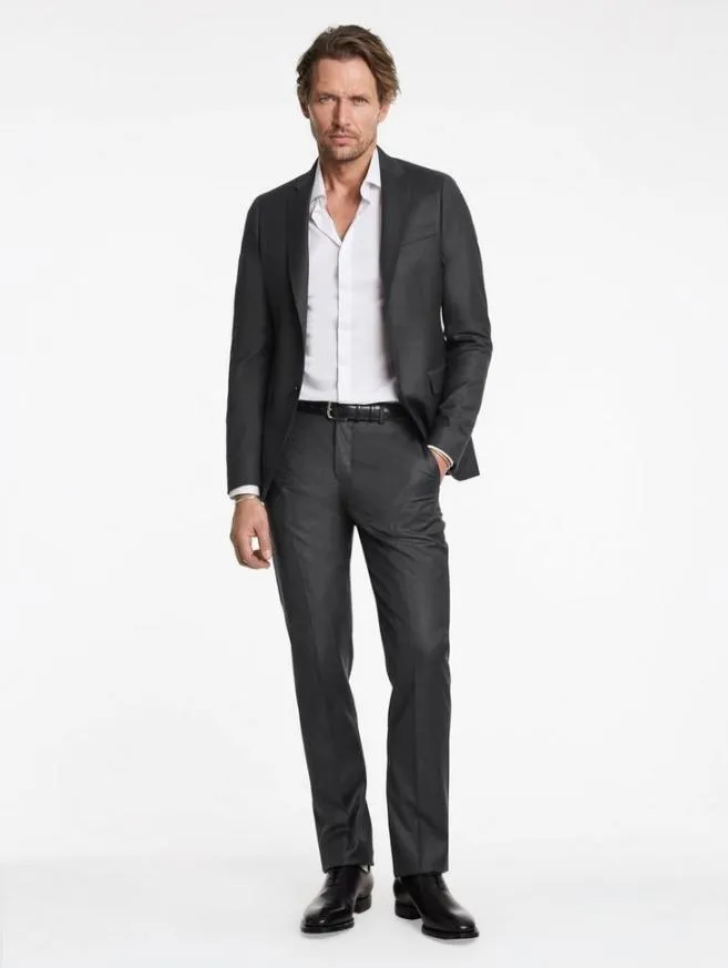 Men John Varvatos Suit Jackets Austin Jacket Carbon Grey