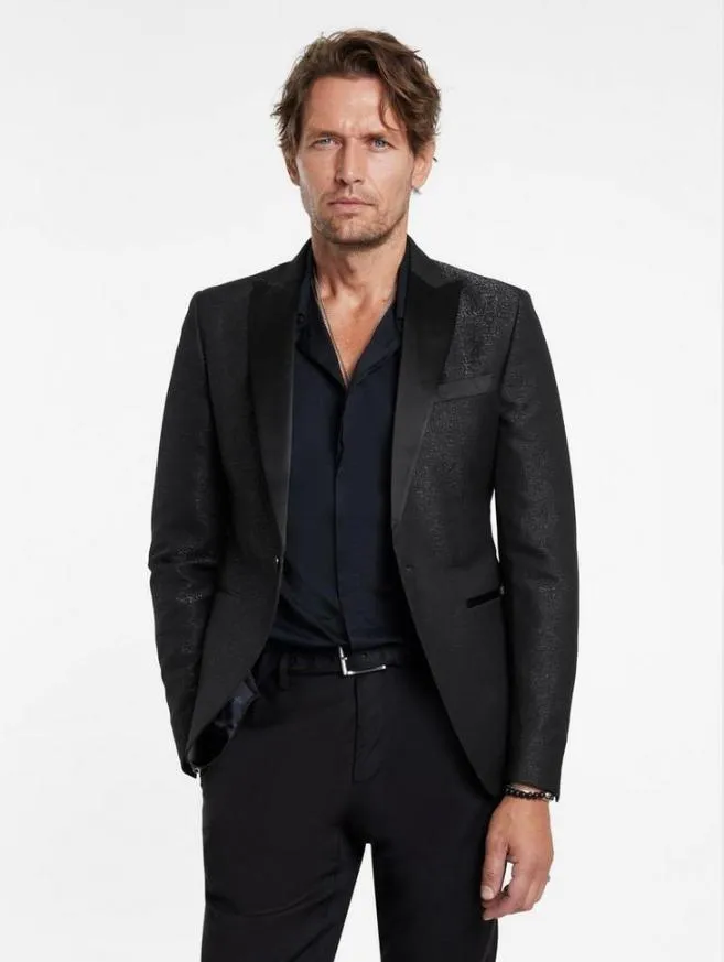Men John Varvatos Suit Jackets Bass Jacket Black