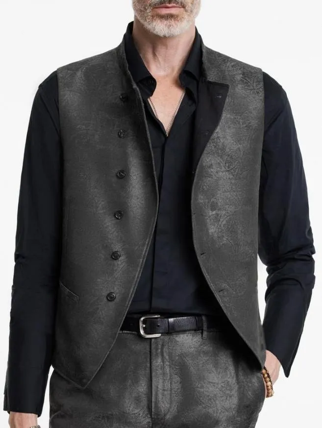 Men John Varvatos Suit Jackets Beacon Vest Eclipse Heather