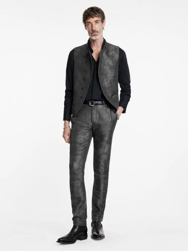 Men John Varvatos Suit Jackets Beacon Vest Eclipse Heather