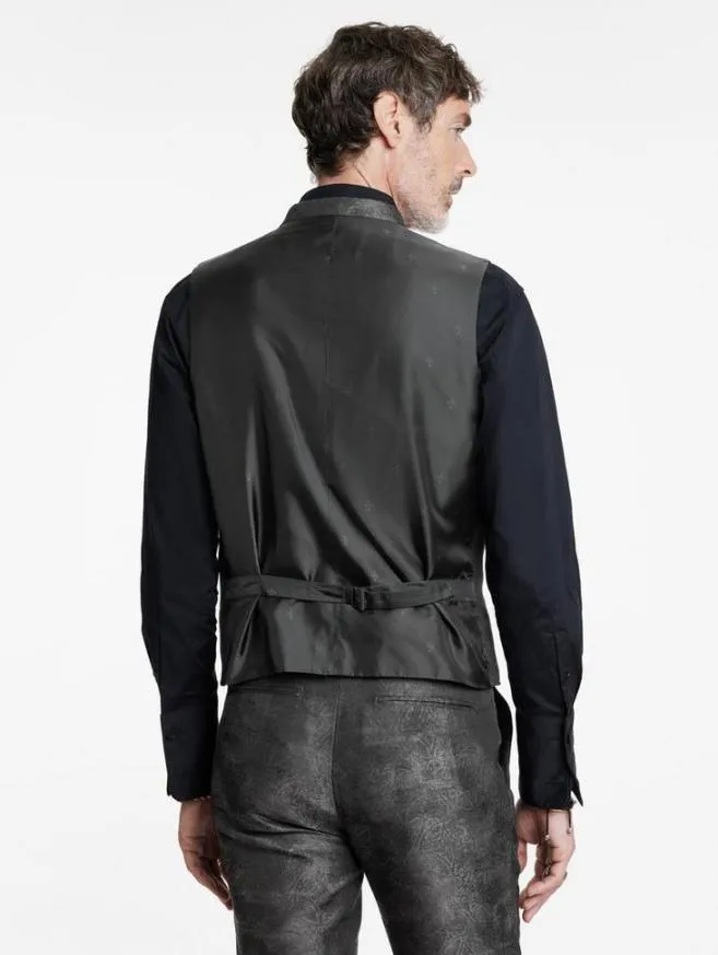 Men John Varvatos Suit Jackets Beacon Vest Eclipse Heather