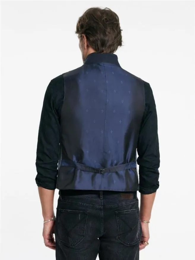 Men John Varvatos Suit Jackets Belton Vest Powder Blue