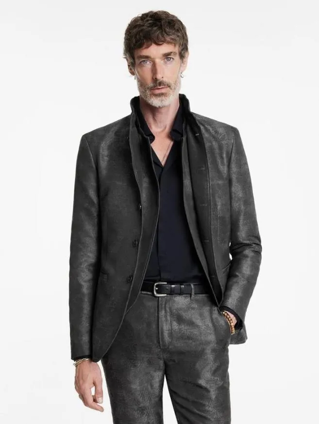 Men John Varvatos Suit Jackets Doran Jacket Eclipse Heather