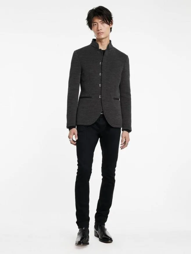 Men John Varvatos Suit Jackets Dorean Jacket Carbon