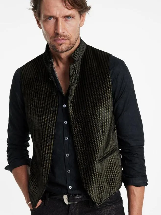 Men John Varvatos Suit Jackets Glynn Vest Black