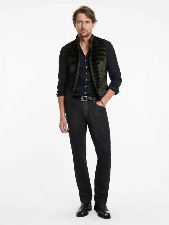 Men John Varvatos Suit Jackets Glynn Vest Black