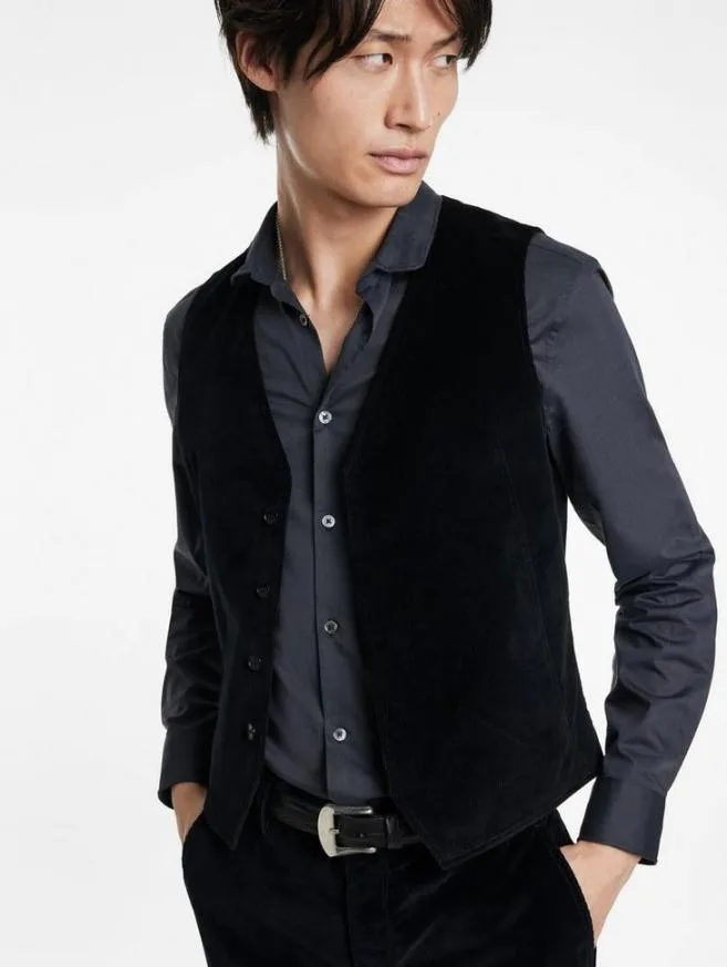 Men John Varvatos Suit Jackets Lowa Vest Black