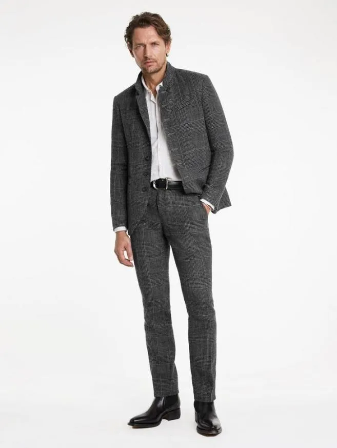 Men John Varvatos Suit Jackets Redwood Jacket Flat Grey