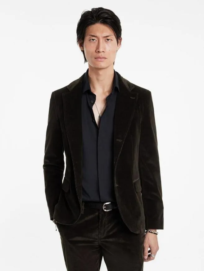 Men John Varvatos Suit Jackets Rind Jacket Chocolate