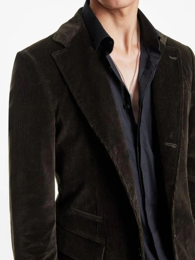 Men John Varvatos Suit Jackets Rind Jacket Chocolate