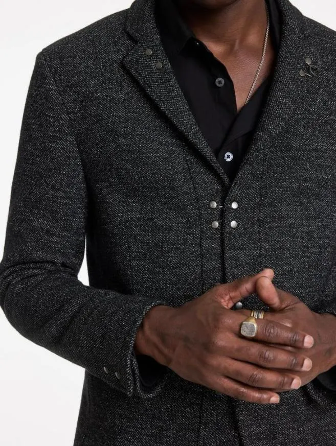 Men John Varvatos Suit Jackets Wallace Jacket Carbon Grey