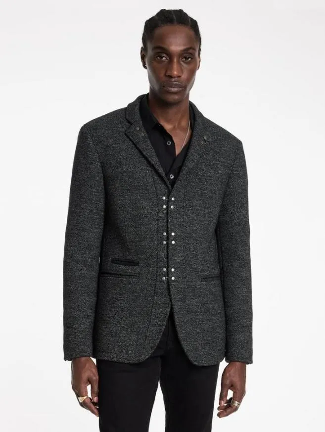 Men John Varvatos Suit Jackets Wallace Jacket Carbon Grey
