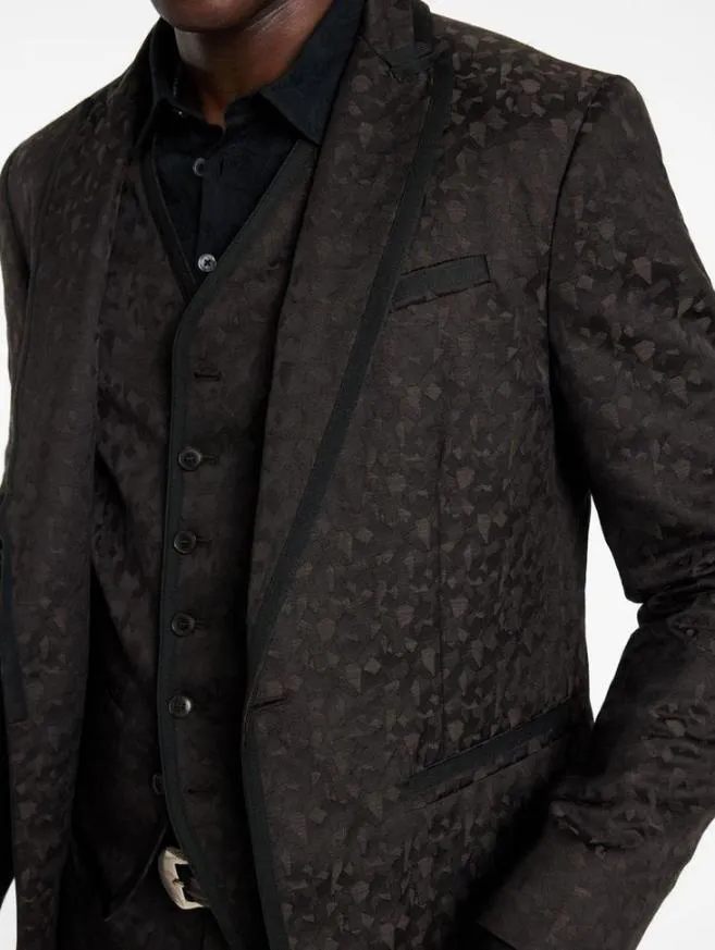Men John Varvatos Suit Jackets Wallace Jacket Charcoal Grey