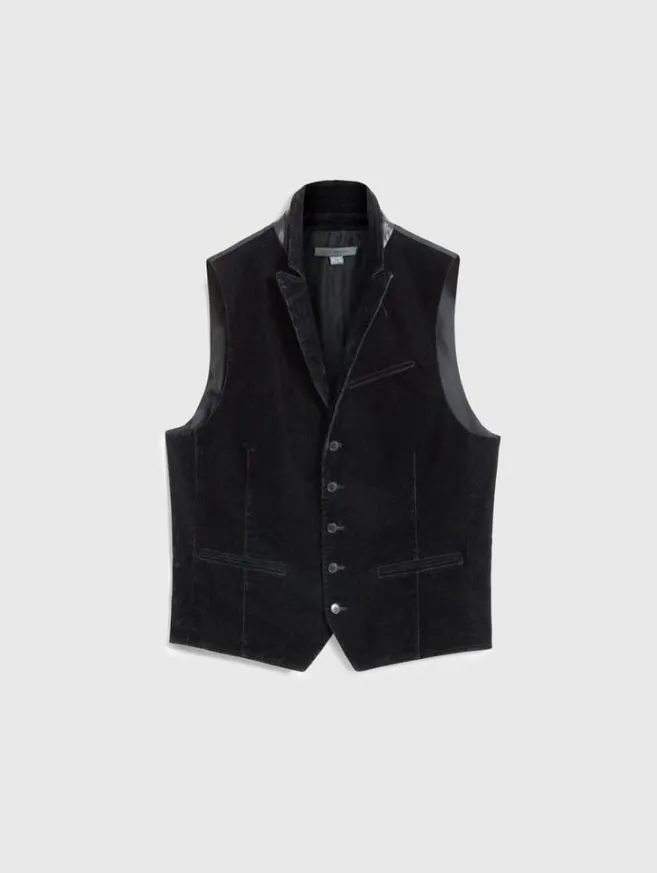 Men John Varvatos Suit Jackets Woodward Vest Black