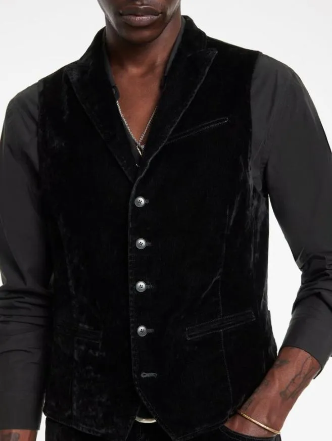 Men John Varvatos Suit Jackets Woodward Vest Black