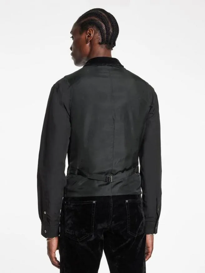 Men John Varvatos Suit Jackets Woodward Vest Black