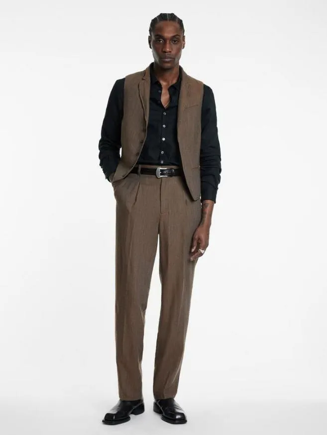 Men John Varvatos Suit Jackets Woodward Vest Chamois