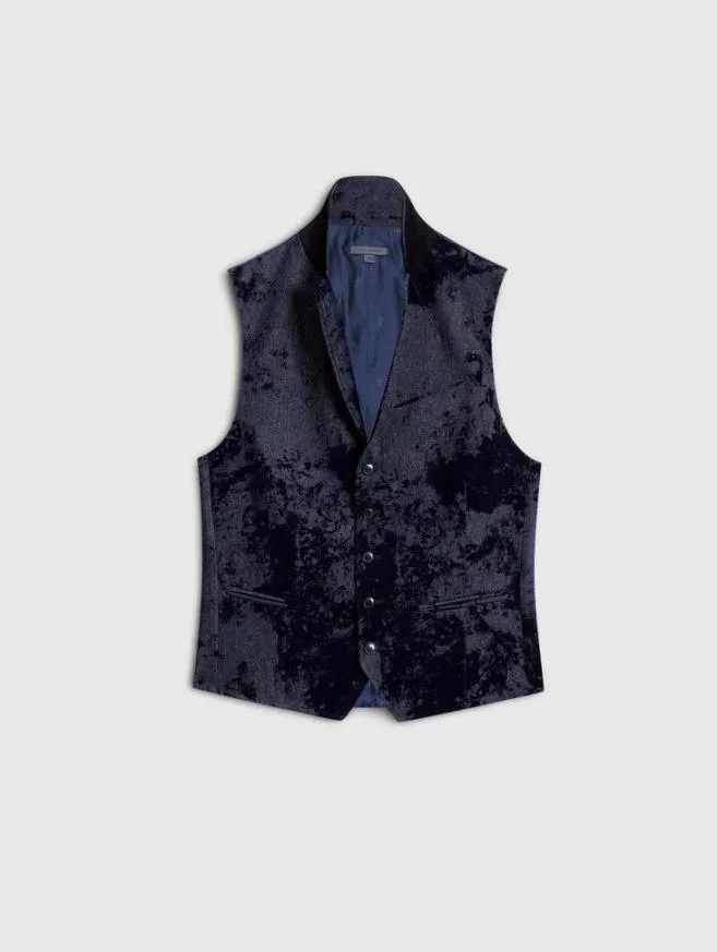 Men John Varvatos Suit Jackets Woodward Vest Ink