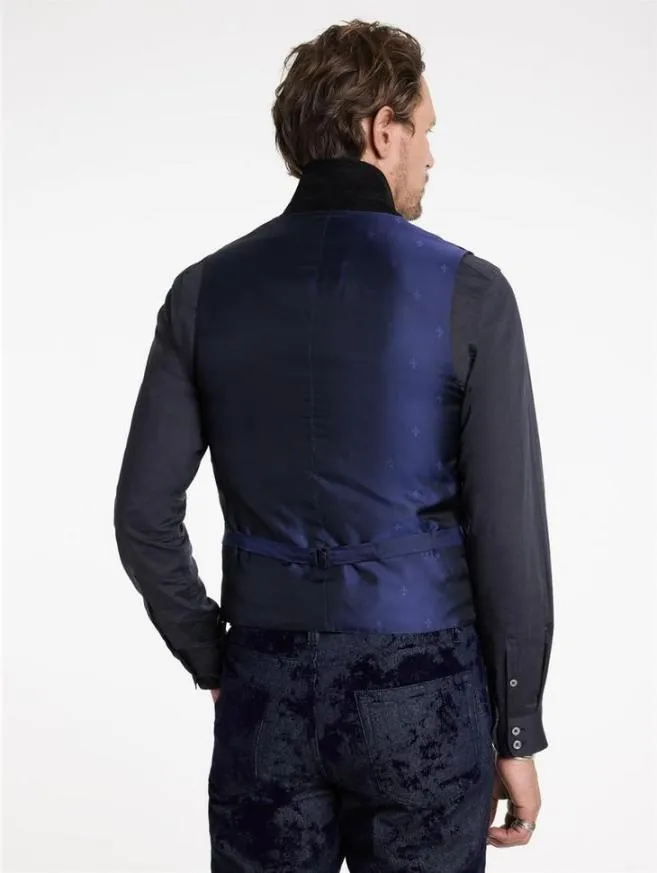 Men John Varvatos Suit Jackets Woodward Vest Ink