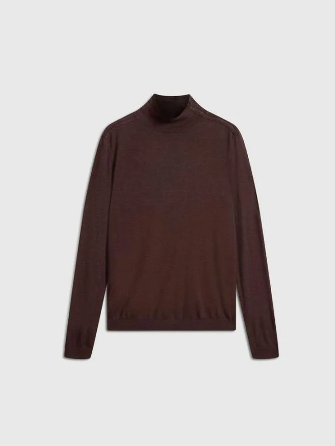 Men John Varvatos Sweaters Alonte Mock Neck Black