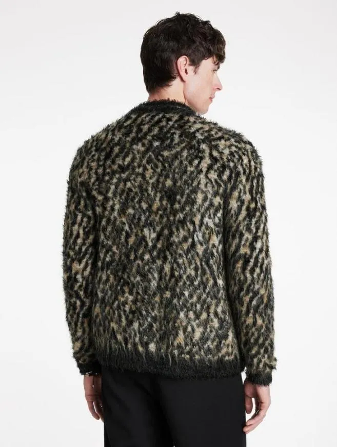 Men John Varvatos Sweaters Camino Bomber Espresso