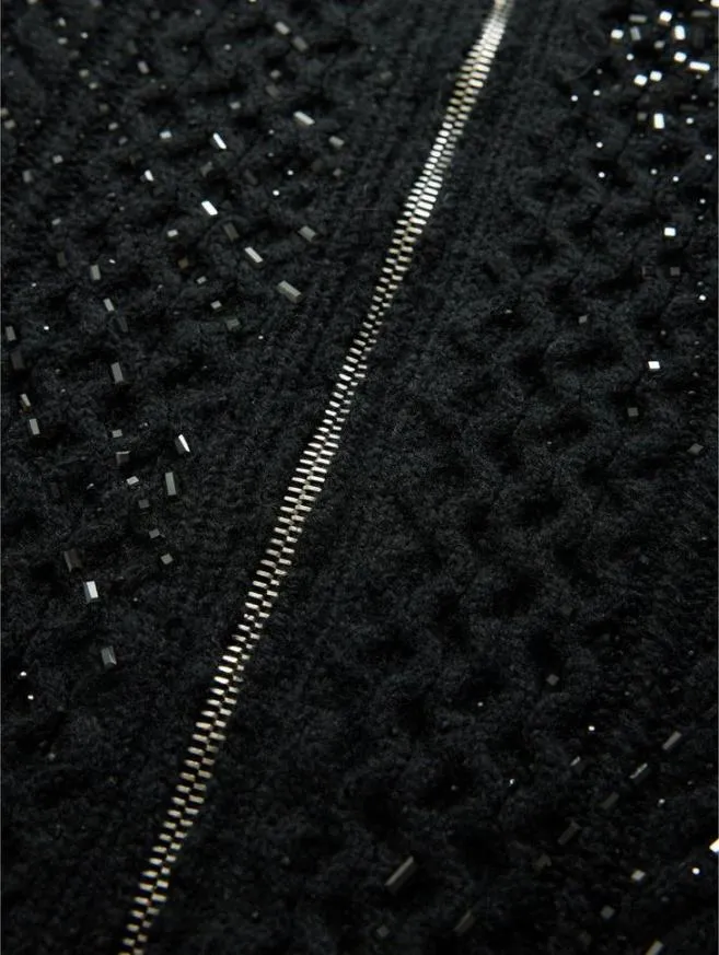 Men John Varvatos Sweaters Celeste Jacket Black