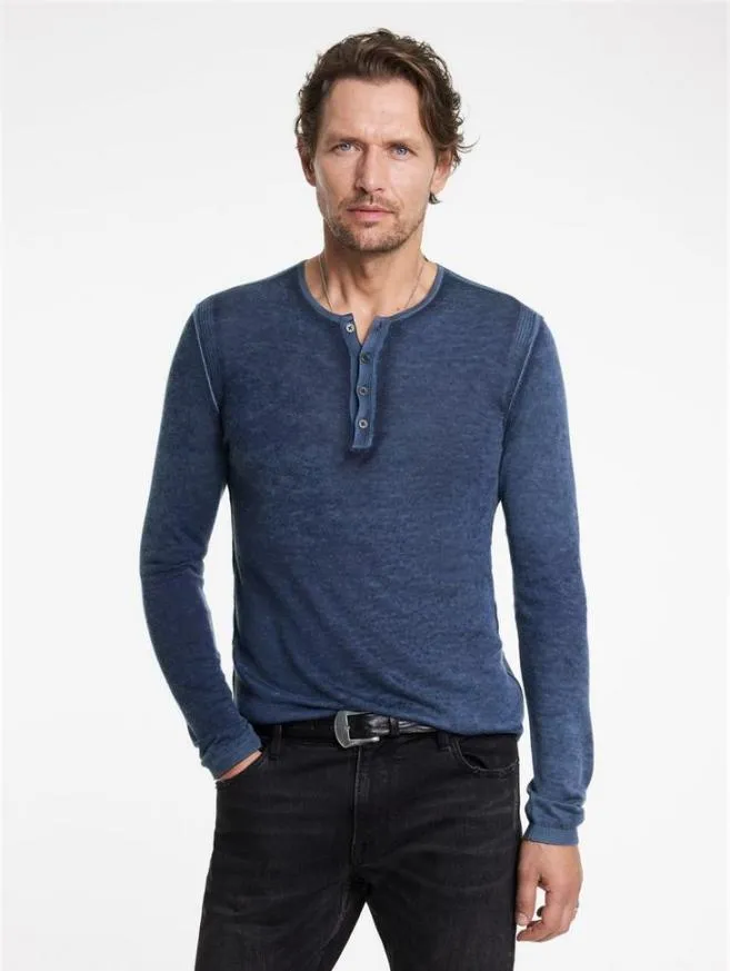 Men John Varvatos Sweaters Christie Henley Chestnut