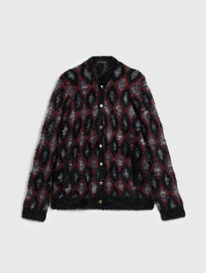 Men John Varvatos Sweaters Layne Cardigan Black