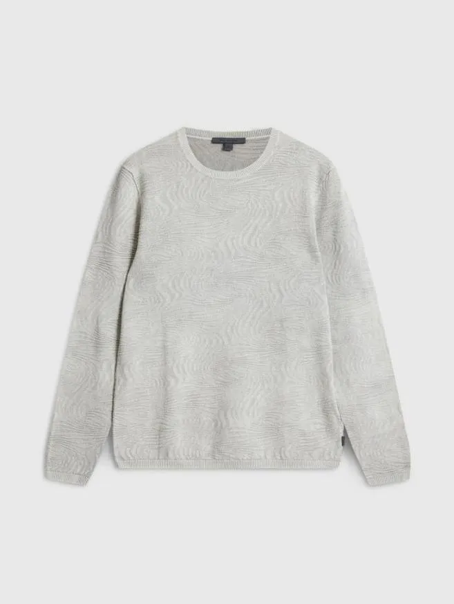 Men John Varvatos Sweaters Mercer Crew Black