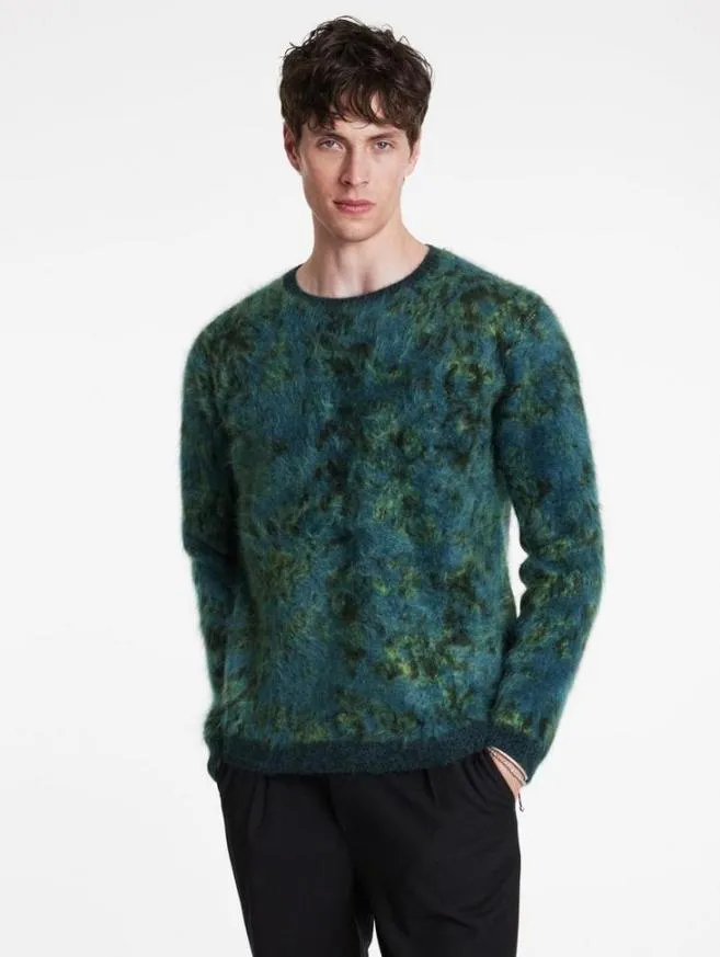 Men John Varvatos Sweaters Palermo Sweater Cobalt
