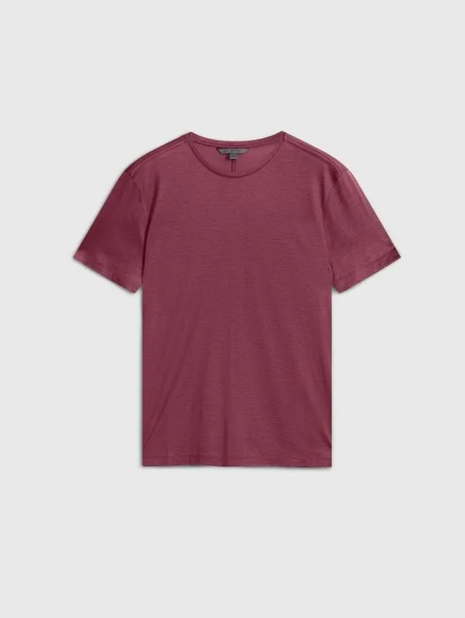 Men John Varvatos TShirts Amato Crew Chocolate
