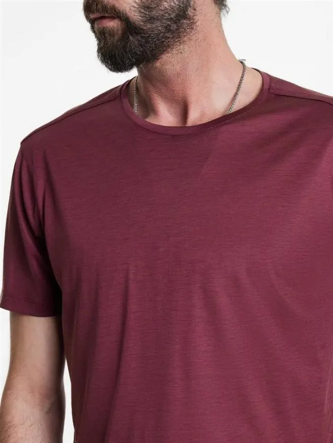 Men John Varvatos TShirts Amato Crew Chocolate