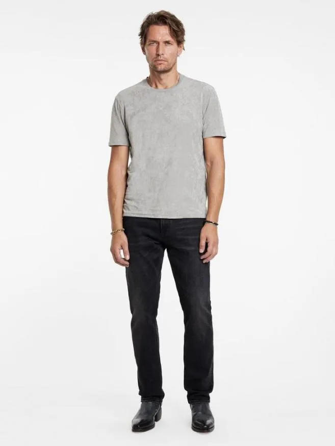 Men John Varvatos TShirts Barcelos Crew Light Grey