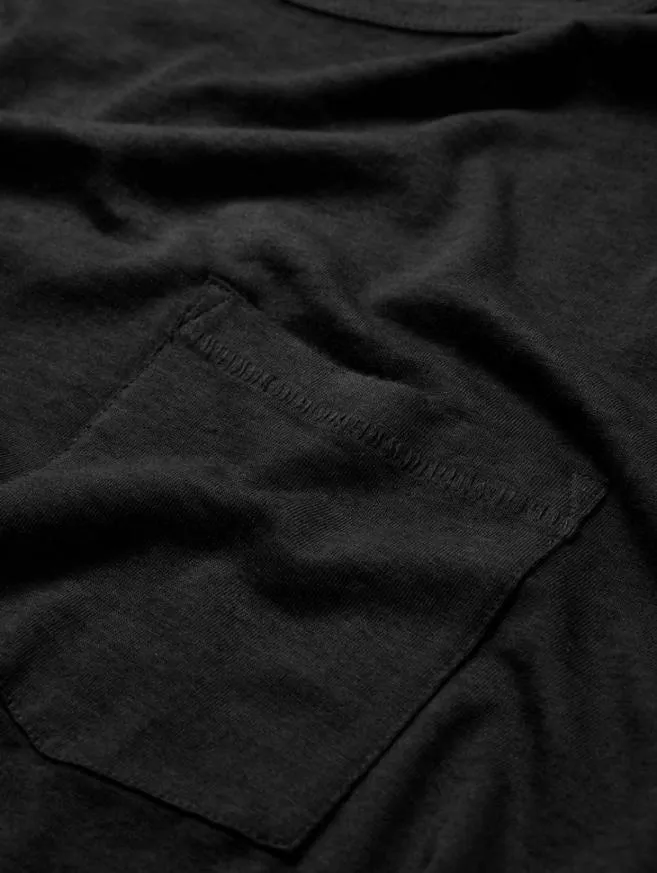 Men John Varvatos TShirts Bond Burnout TShirt Black
