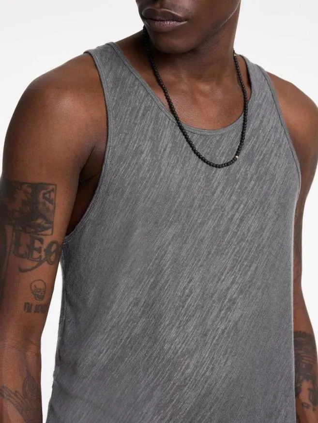 Men John Varvatos TShirts Broome Tank Black