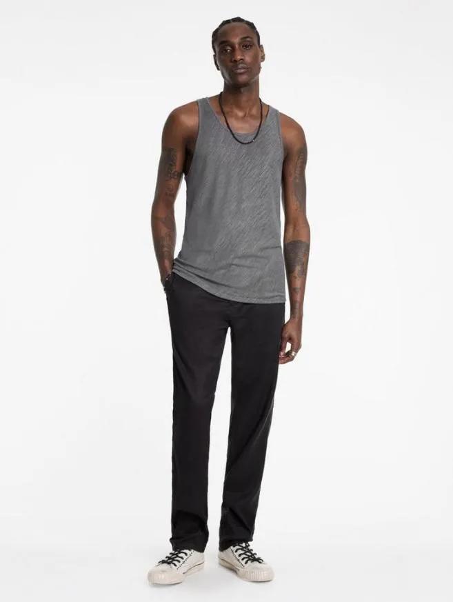 Men John Varvatos TShirts Broome Tank Black