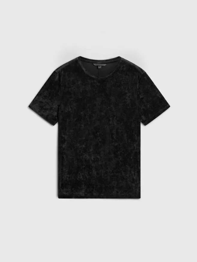Men John Varvatos TShirts Caminha Crew Black