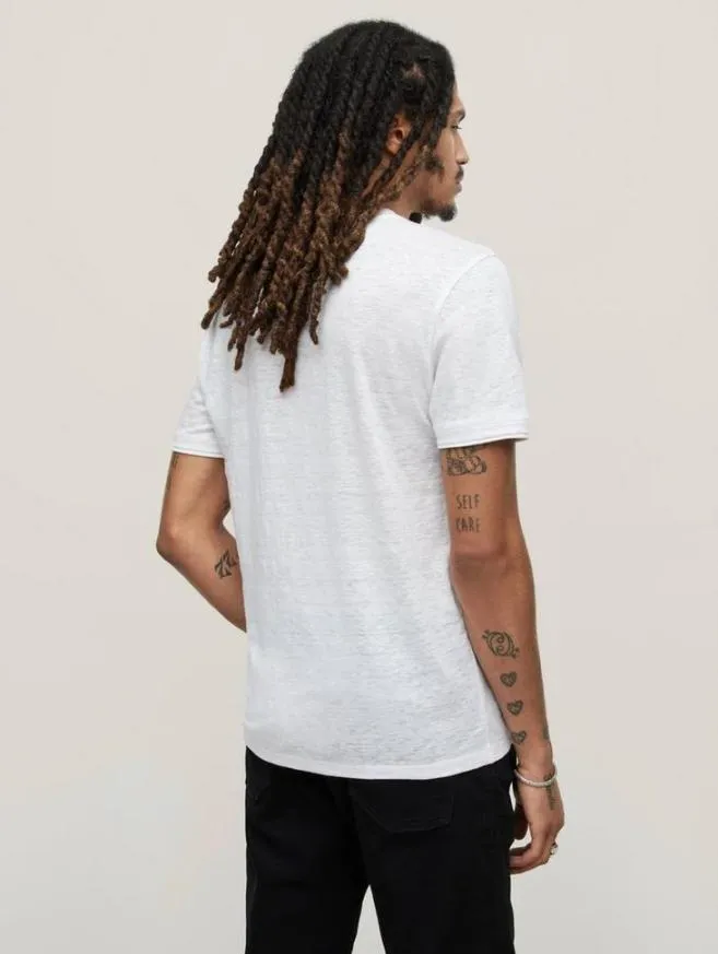 Men John Varvatos TShirts Wooster VNeck Black