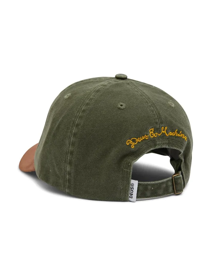 Metro Dad Cap 8211 Green WomenMen Deus Ex Machina Headwear Metro Dad Cap 8211 Green WomenMen Deus Ex Machina Headwear